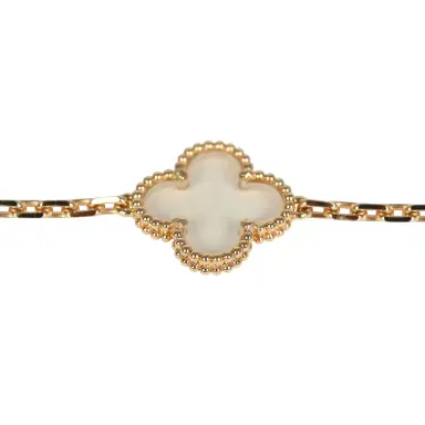 Van Cleef & Arpels Pre-owned Van Cleef & Arpels Vintage Alhambra Rock Candy Crystal Bracelet 5 Motifs 18K Yellow | Thumbnail 3 Van Cleef & Arpels Pre-owned Van Cleef & Arpels Vintage Alhambra Rock Candy Crystal Bracelet 5 Motifs 18K Yellow | Thumbnail 3