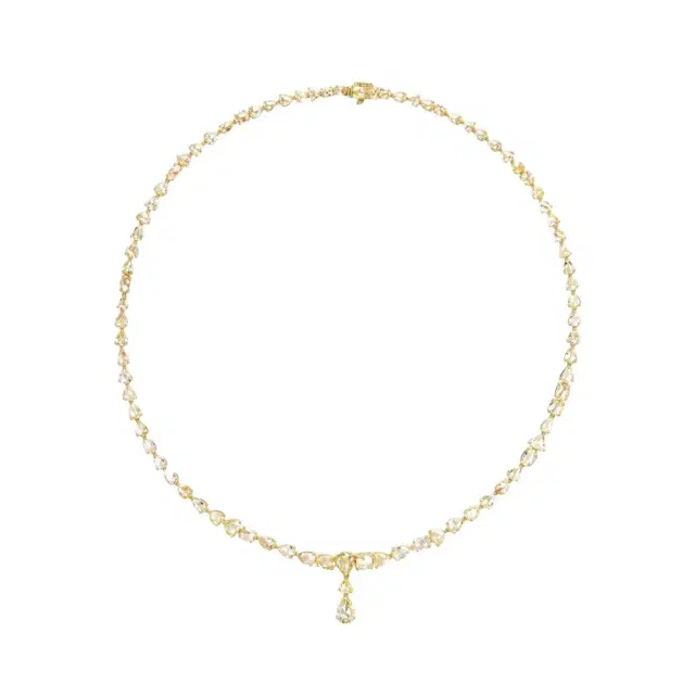 Stephanie Gottlieb Signature Rose Cut Yellow Diamond Necklace