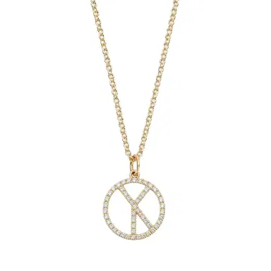 Stephanie Gottlieb Vault Sale: "NYC" Small Diamond Pave Gold Hidden Initial Necklace | Thumbnail 1 Stephanie Gottlieb Vault Sale: "NYC" Small Diamond Pave Gold Hidden Initial Necklace | Thumbnail 1