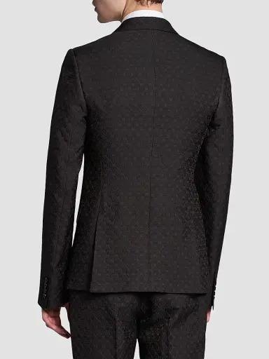 Alexander McQueen Men's Skull Jacquard Single-Breasted Jacket | Thumbnail 5 Alexander McQueen Men's Skull Jacquard Single-Breasted Jacket | Thumbnail 5