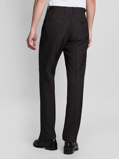 Alexander McQueen Men's Skull Jacquard Trousers | Thumbnail 5