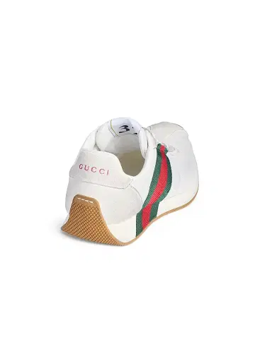 Gucci Women's Tempo Low-Top Sneakers - Grey White - Size 11 | Thumbnail 3