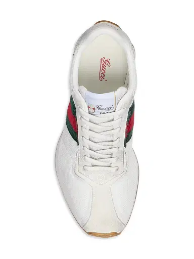 Gucci Women's Tempo Low-Top Sneakers - Grey White - Size 11 | Thumbnail 4