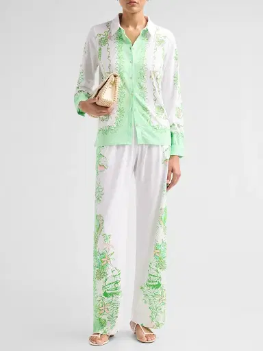 Lilly Pulitzer Women's Koko Resort Button-Front Shirt | Thumbnail 2 Lilly Pulitzer Women's Koko Resort Button-Front Shirt | Thumbnail 2