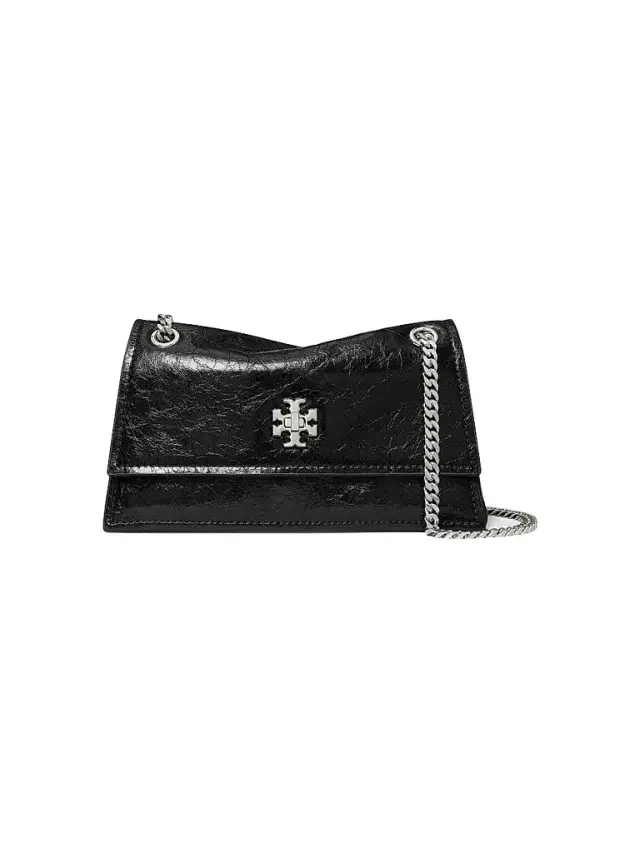 Tory Burch Women's Mini Kira Leather Shoulder Bag - Black