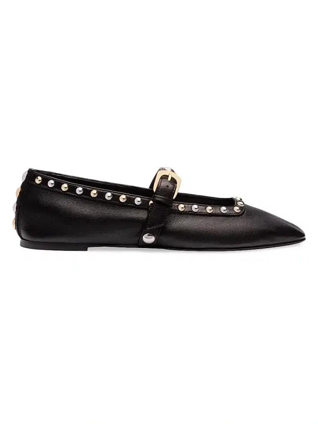 Women's Perry Leather Mary Janes - Black