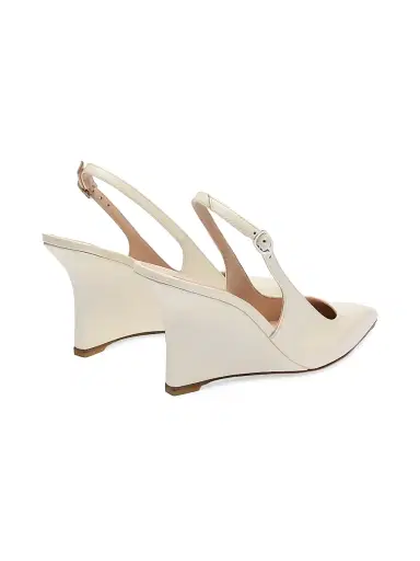Stuart Weitzman Women's Vinnie 85MM Leather Wedge Slingback Pumps | Thumbnail 3 Stuart Weitzman Women's Vinnie 85MM Leather Wedge Slingback Pumps | Thumbnail 3