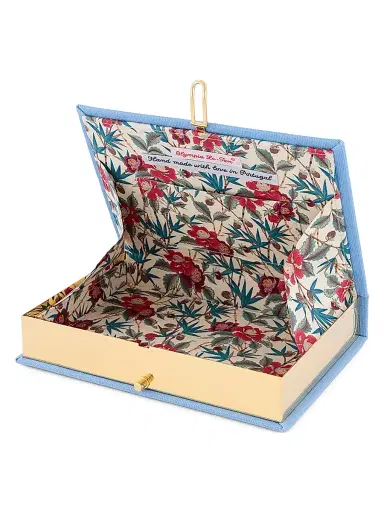 Olympia Le-Tan Women's Spritz Carbonara Tiramisu & Amore Book Clutch - Hortensia | Thumbnail 3 Olympia Le-Tan Women's Spritz Carbonara Tiramisu & Amore Book Clutch - Hortensia | Thumbnail 3
