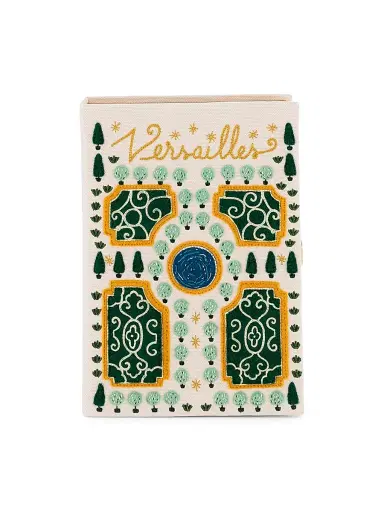 Olympia Le-Tan Women's Versailles Hand-Embroidered Book Clutch - Bosco | Thumbnail 1