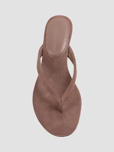 Black Suede Studio Women's Easy 50MM Wedge Sandals | Thumbnail 3 Black Suede Studio Women's Easy 50MM Wedge Sandals | Thumbnail 3