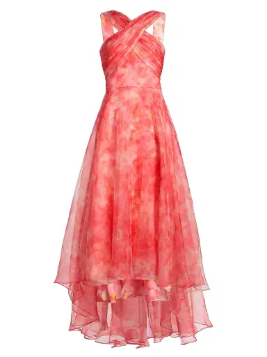 THEIA Women's Athena Organza High-Low Gown | Thumbnail 1 THEIA Women's Athena Organza High-Low Gown | Thumbnail 1