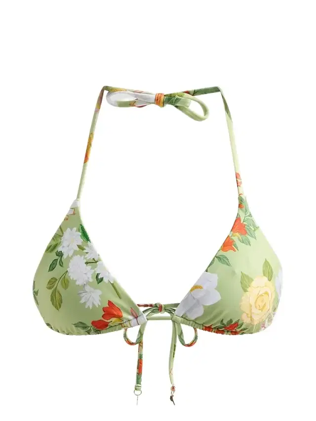 Verandah Women's Ammama Triangle Bikini Top - Sage Green