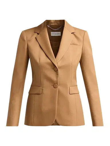 Altuzarra Women's Fenice Single-Breasted Jacket - Saddle | Thumbnail 1