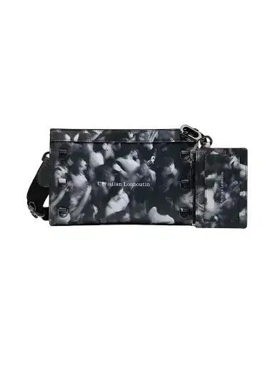 Christian Louboutin Men's Kosmica Printed Leather Crossbody Bag | Thumbnail 1 Christian Louboutin Men's Kosmica Printed Leather Crossbody Bag | Thumbnail 1