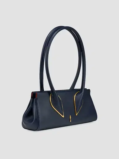 Christian Louboutin Women's Venus Leather Shoulder Bag - Marine | Thumbnail 2