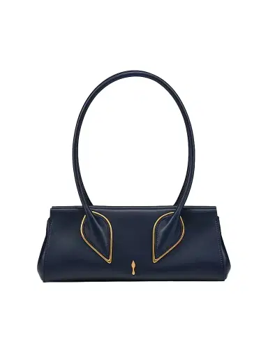 Christian Louboutin Women's Venus Leather Shoulder Bag - Marine | Thumbnail 1
