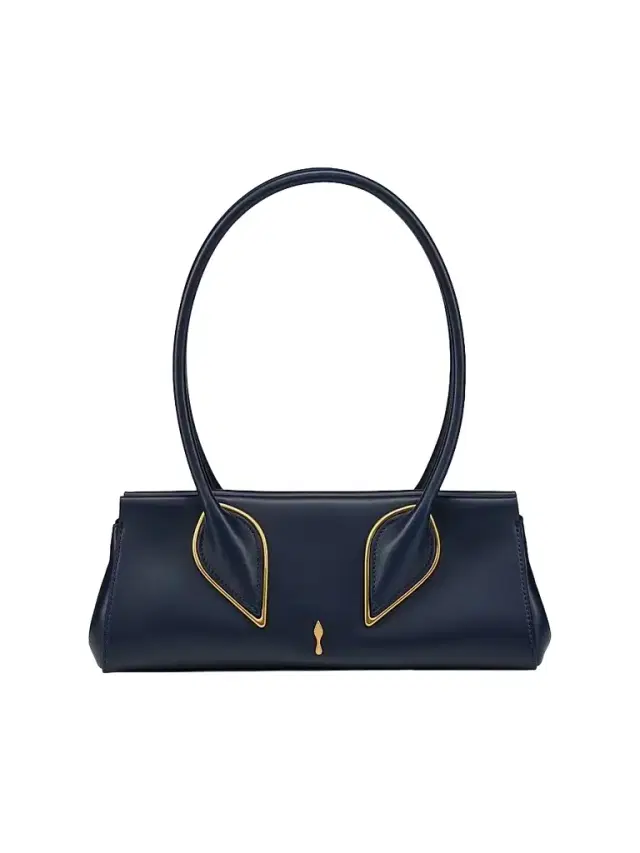 Women's Venus Leather Shoulder Bag - Marine