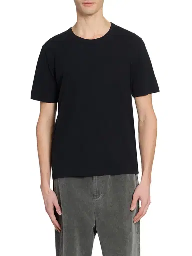 OFFICINE GÉNÉRALE Men's Cotton Crewneck T-Shirt - Black - Size XXL | Thumbnail 3