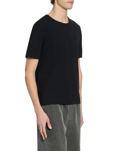 OFFICINE GÉNÉRALE Men's Cotton Crewneck T-Shirt - Black - Size XXL | Thumbnail 4