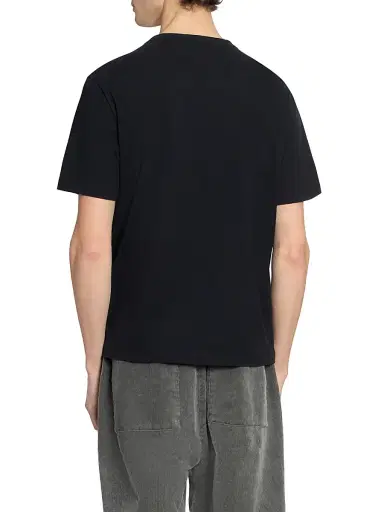 OFFICINE GÉNÉRALE Men's Cotton Crewneck T-Shirt - Black - Size XXL | Thumbnail 5