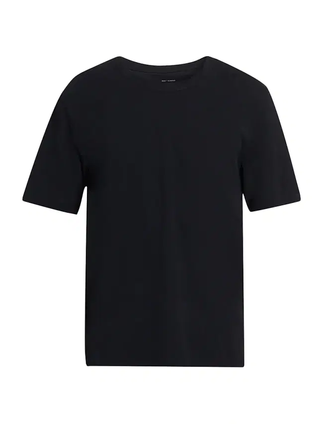 Men's Cotton Crewneck T-Shirt - Black