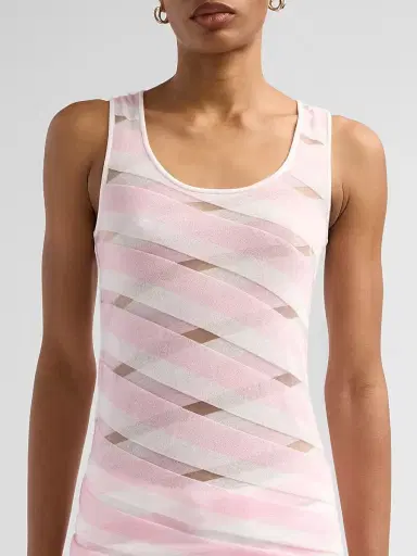 Stella McCartney Women's Graphic Striped Tank - Size XS | Thumbnail 5