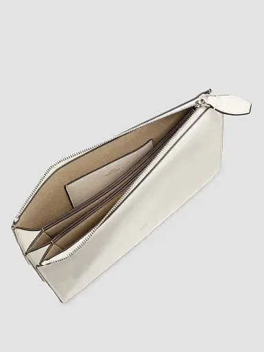 TOTEME Women's Threefold Naplack Leather Clutch | Thumbnail 4 TOTEME Women's Threefold Naplack Leather Clutch | Thumbnail 4