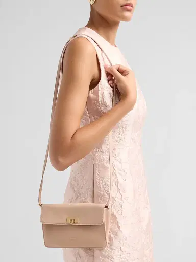 Ferragamo Women's Harley Mini Leather Shoulder Bag | Thumbnail 4 Ferragamo Women's Harley Mini Leather Shoulder Bag | Thumbnail 4