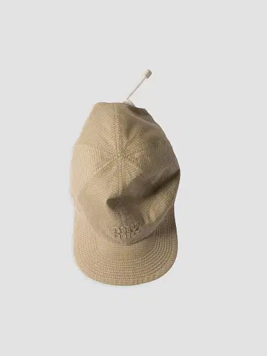 Miu Miu Women's Cotton Baseball Cap - Beige Khaki | Thumbnail 2