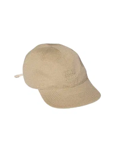 Miu Miu Women's Cotton Baseball Cap - Beige Khaki | Thumbnail 1