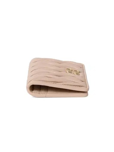 Miu Miu Women's Matelassé Nappa Leather Card Holder | Thumbnail 4