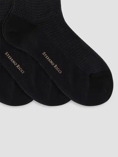 Stefano Ricci Men's 6-Pack Cotton Socks | Thumbnail 2