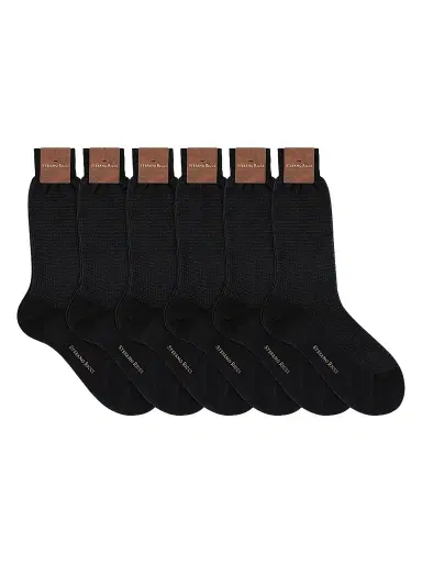 Stefano Ricci Men's 6-Pack Cotton Socks | Thumbnail 1