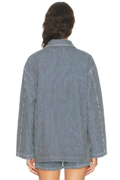 Nili Lotan Franklin Striped Jacket | Thumbnail 4 Nili Lotan Franklin Striped Jacket | Thumbnail 4