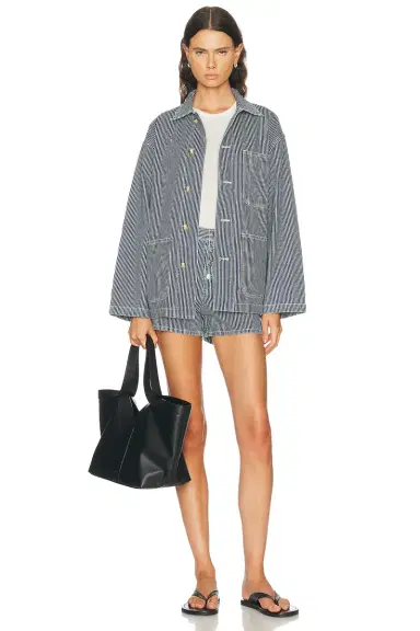 Nili Lotan Franklin Striped Jacket | Thumbnail 5 Nili Lotan Franklin Striped Jacket | Thumbnail 5