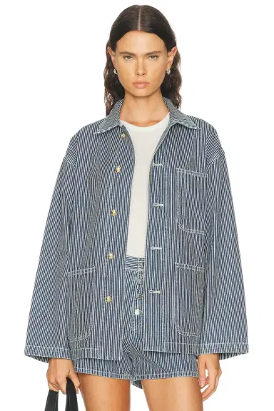 Nili Lotan Franklin Striped Jacket | Thumbnail 1 Nili Lotan Franklin Striped Jacket | Thumbnail 1