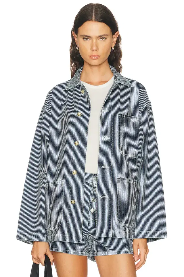 NILI LOTAN Franklin Striped Jacket