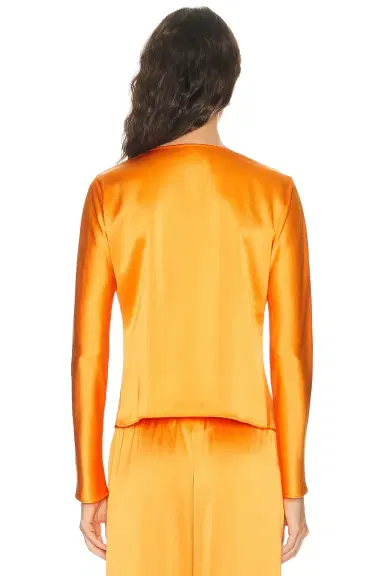 LESET Barb Button Long Sleeve Top | Thumbnail 3