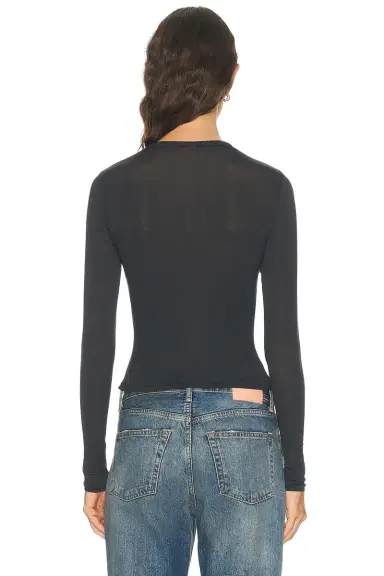 Skims Sheer Modal Cardigan | Thumbnail 3