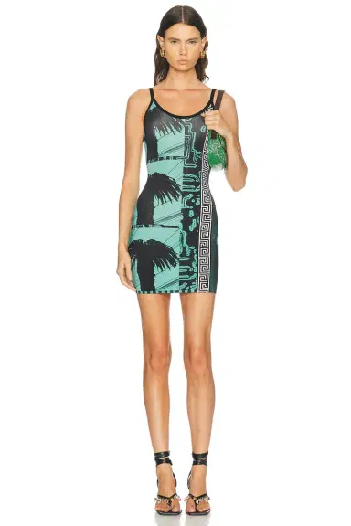 Versace Knit Mini Dress | Thumbnail 1 Versace Knit Mini Dress | Thumbnail 1