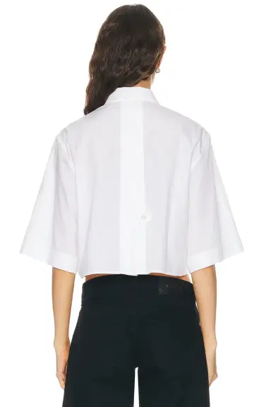 Helmut Lang Crop Trench Shirt | Thumbnail 3 Helmut Lang Crop Trench Shirt | Thumbnail 3