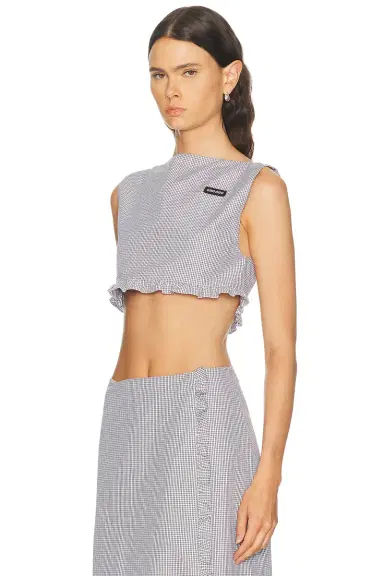 Miu Miu Check Top | Thumbnail 2