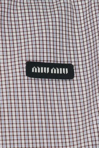 Miu Miu Check Top | Thumbnail 5