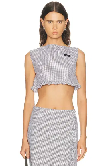 Miu Miu Check Top | Thumbnail 1