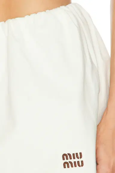 Miu Miu Jersey Skirt | Thumbnail 7 Miu Miu Jersey Skirt | Thumbnail 7
