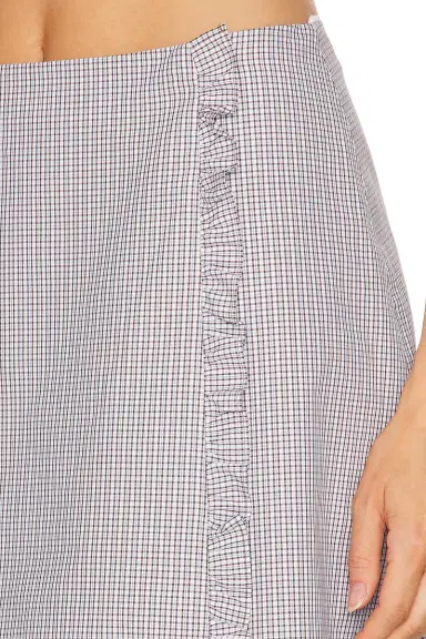 Miu Miu Check Skirt | Thumbnail 6 Miu Miu Check Skirt | Thumbnail 6