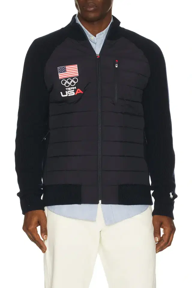 Polo Ralph Lauren Winter Olympics Nylon Sweater Full Zip