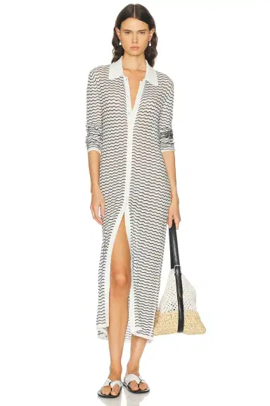 House of Dagmar Lace Shirt Dress | Thumbnail 1 House of Dagmar Lace Shirt Dress | Thumbnail 1