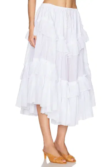 Chloé Tiered Maxi Skirt | Thumbnail 2 Chloé Tiered Maxi Skirt | Thumbnail 2