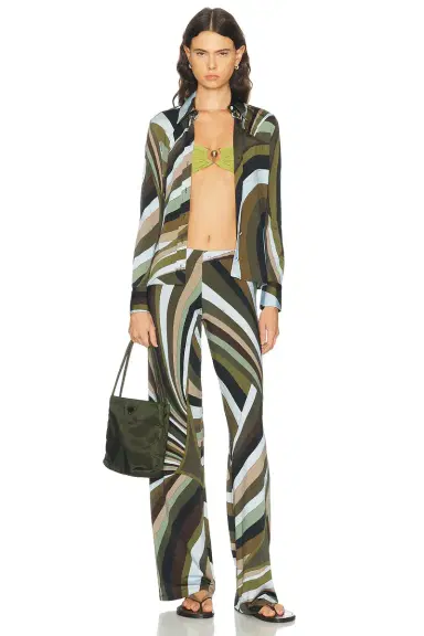PUCCI Jersey Satin Trouser | Thumbnail 6